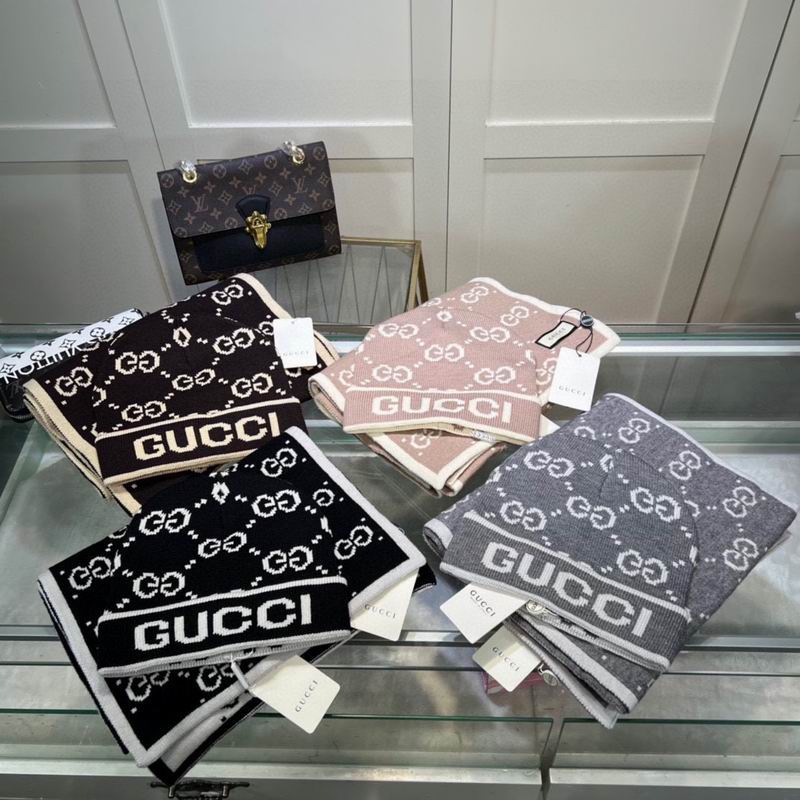 Gucci Scarf hat 2PCS 1030